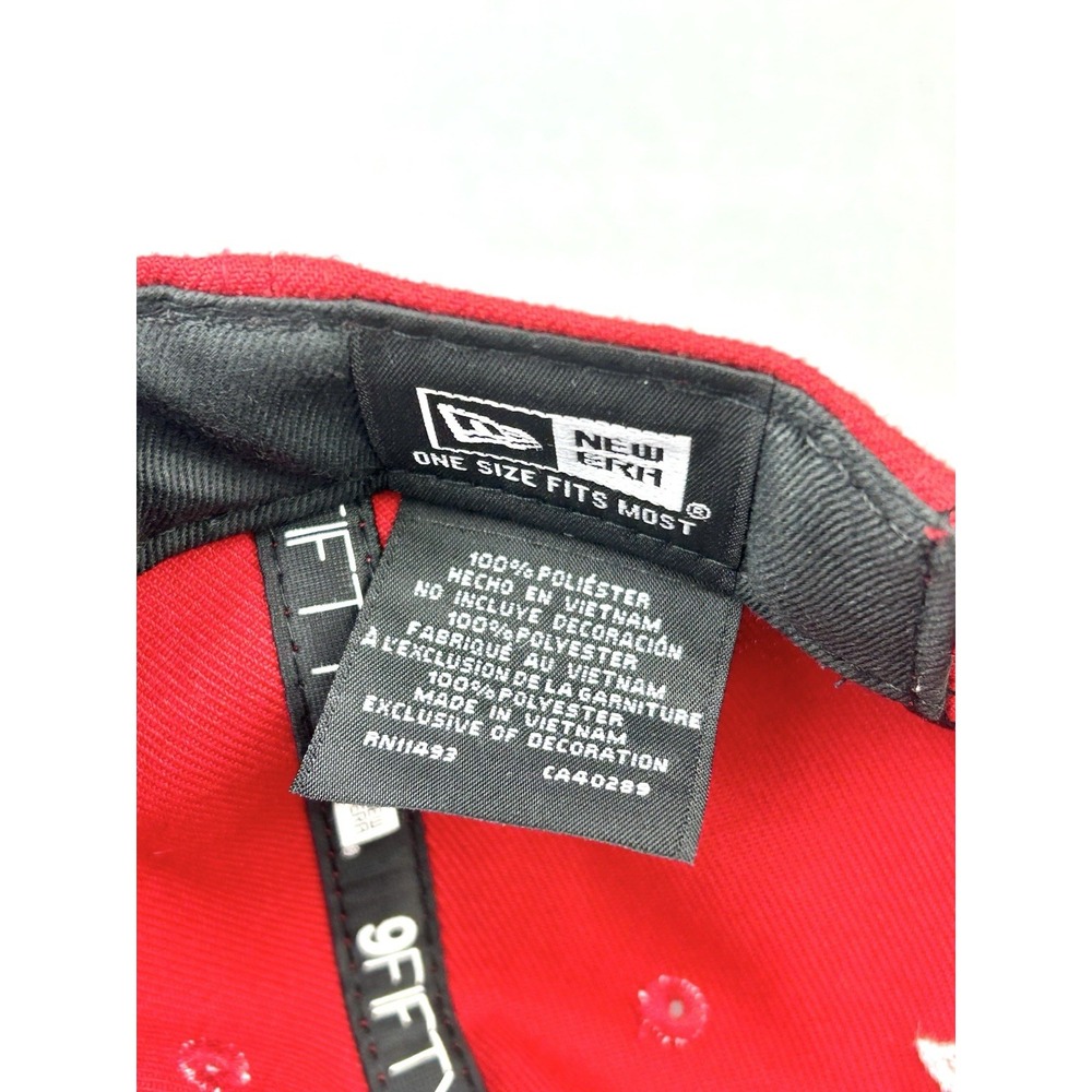 NBA All Star Game New Era SnapBack Cap Adjustable Red Hat - Picture 10 of 11